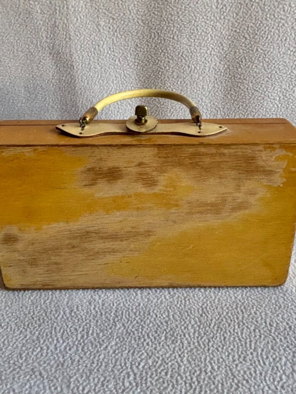 Vintage Enid Collins Summer-Time Beaded Wooden Box Handbag Purse - Picture 9 of 16